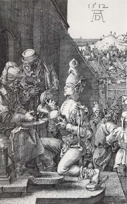 Albrecht Durer Pilate Washing his Hands oil painting image